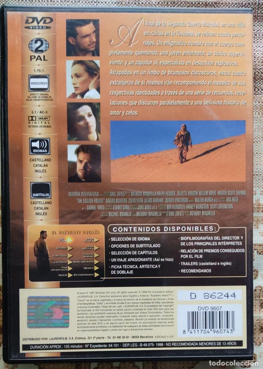 Cine: EL PACIENTE INGL&Eacute;S. - Foto 3