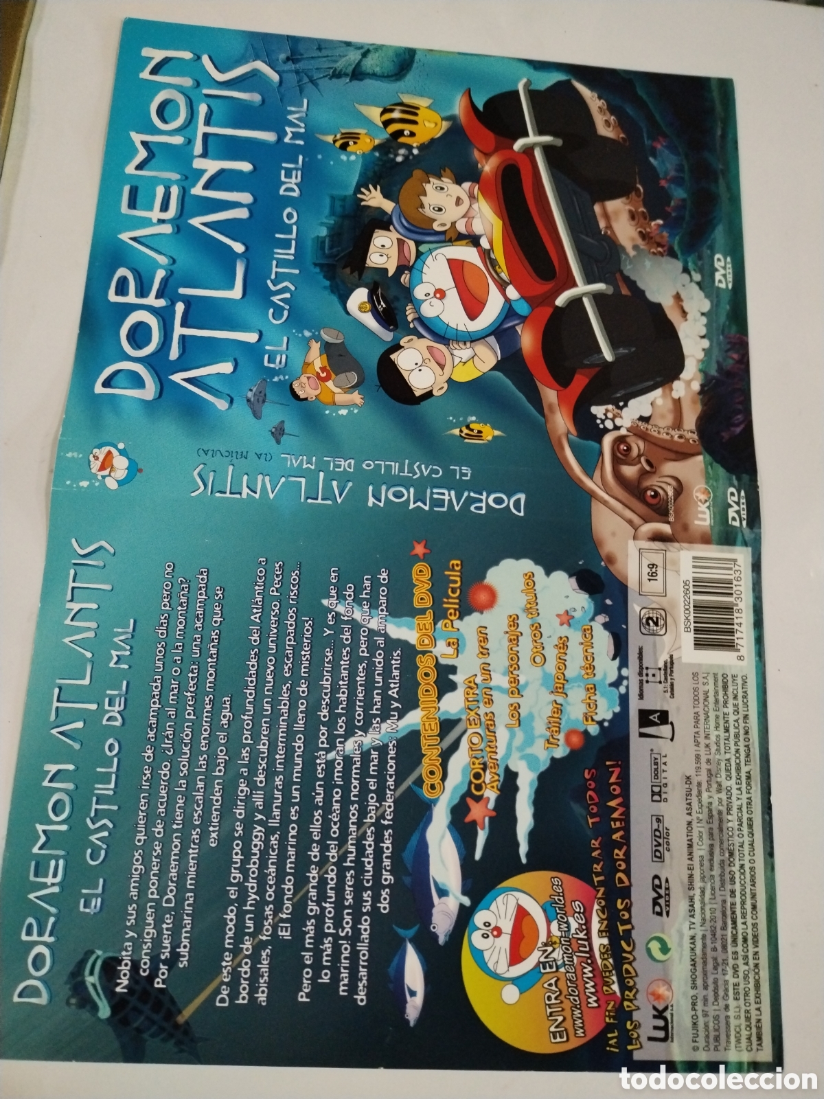 Cine: Doraemon Atlantis. Caratula original - Foto 1
