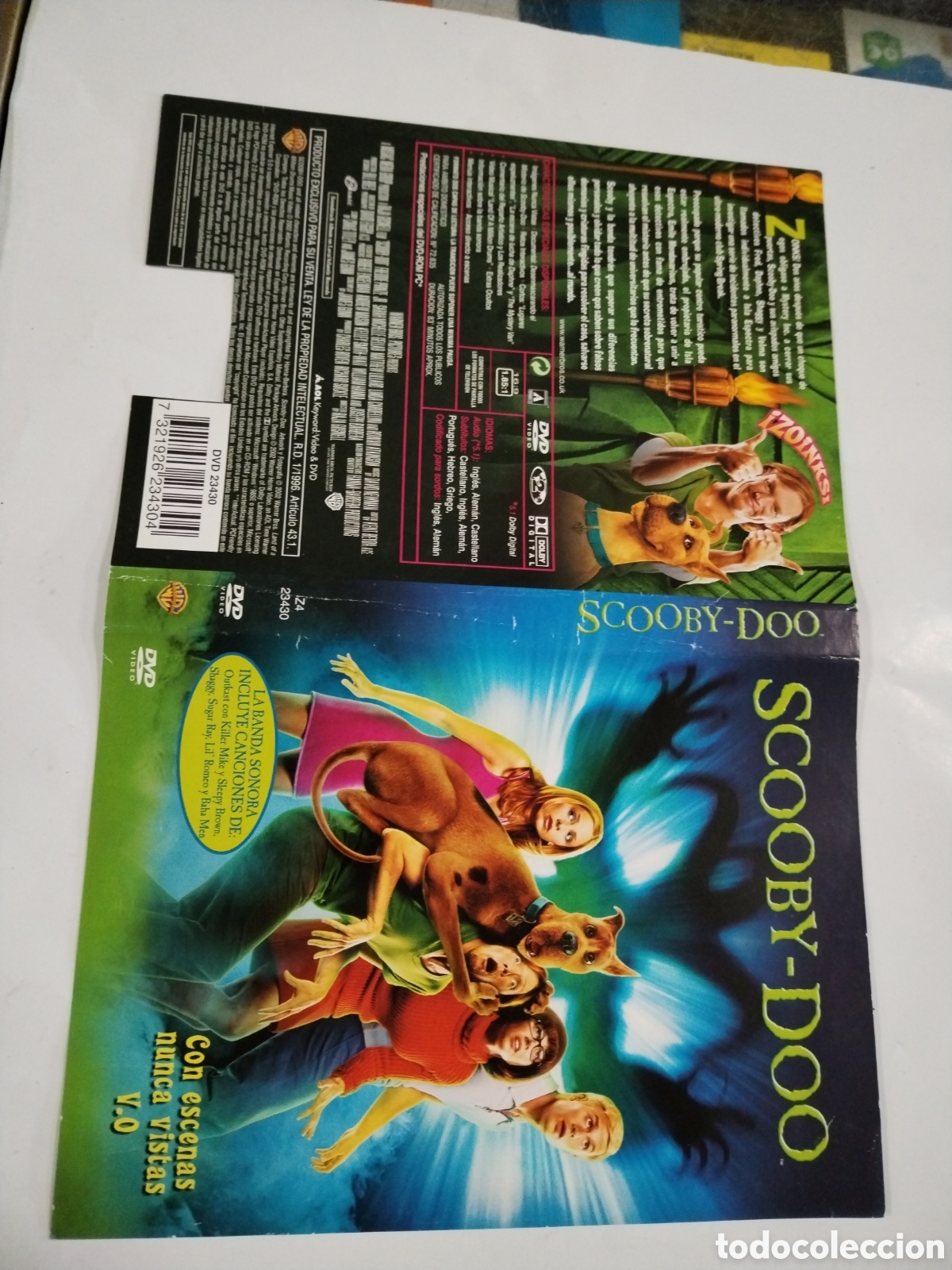 Cine: SCOOBY DOO. Caratula original - Foto 1