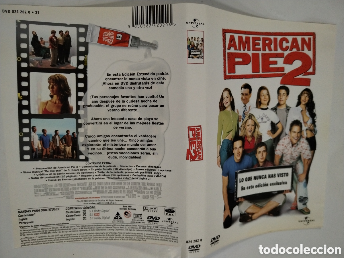 american pie 2. caratula original - Compra venta en todocoleccion