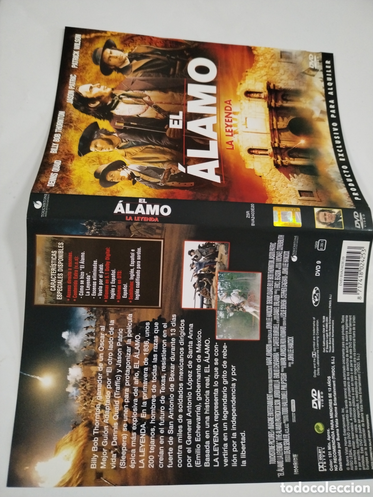 Cinema: El &aacute;lamo. Caratula original