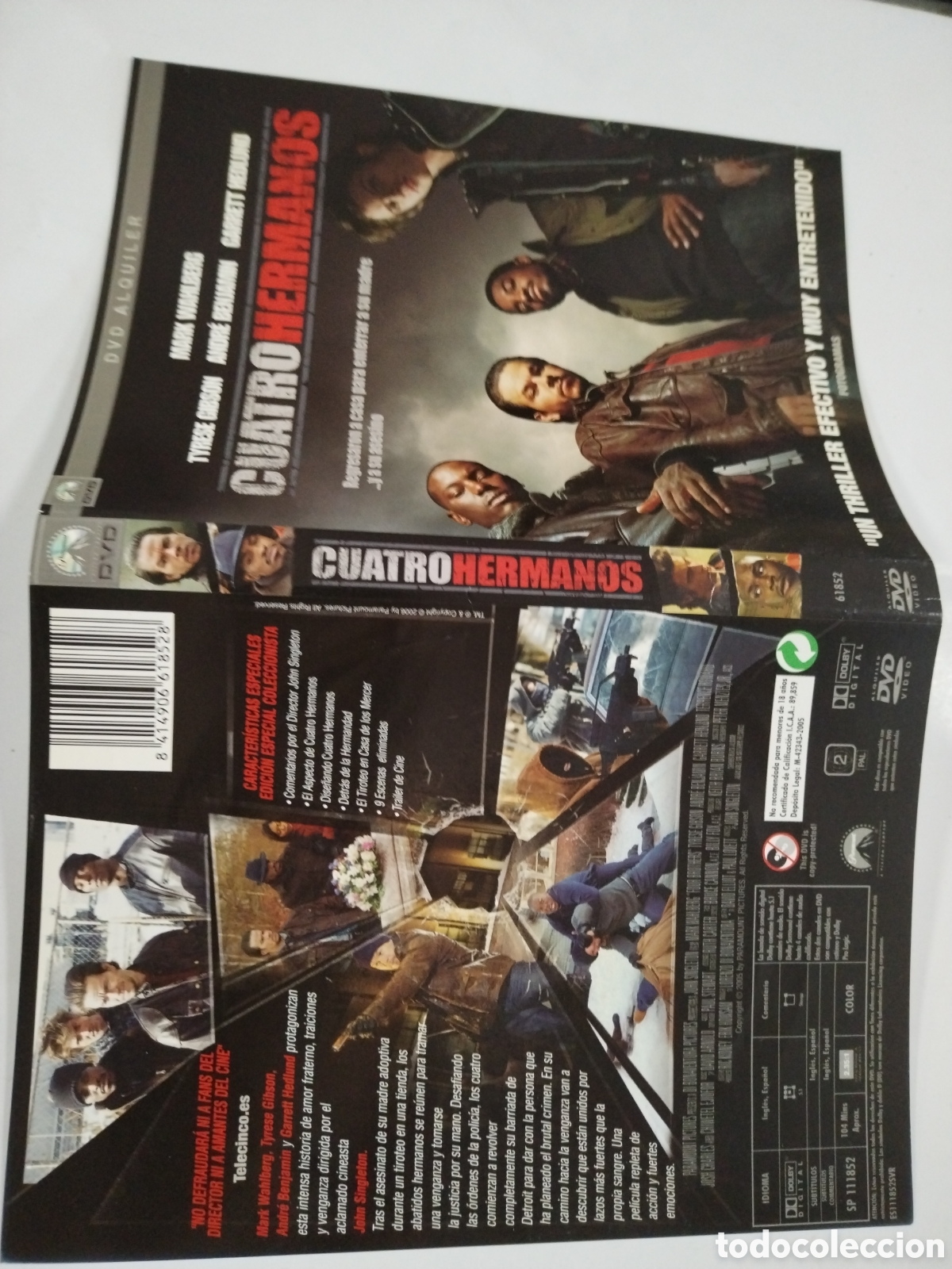 Cine: Cuatro hermanos. Caratula original