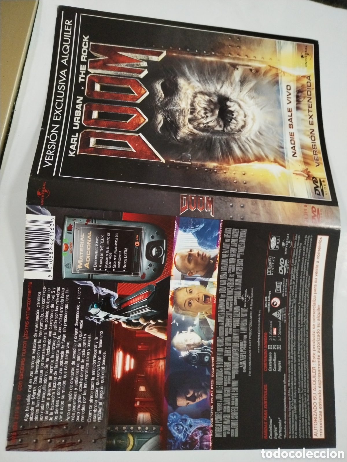 Cine: Doom. Caratula original - Foto 1