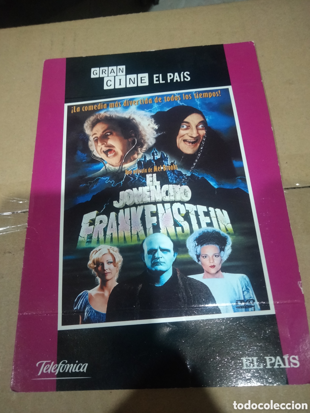 Cine: El jovencito Frankenstein dvd (cart&oacute;n)