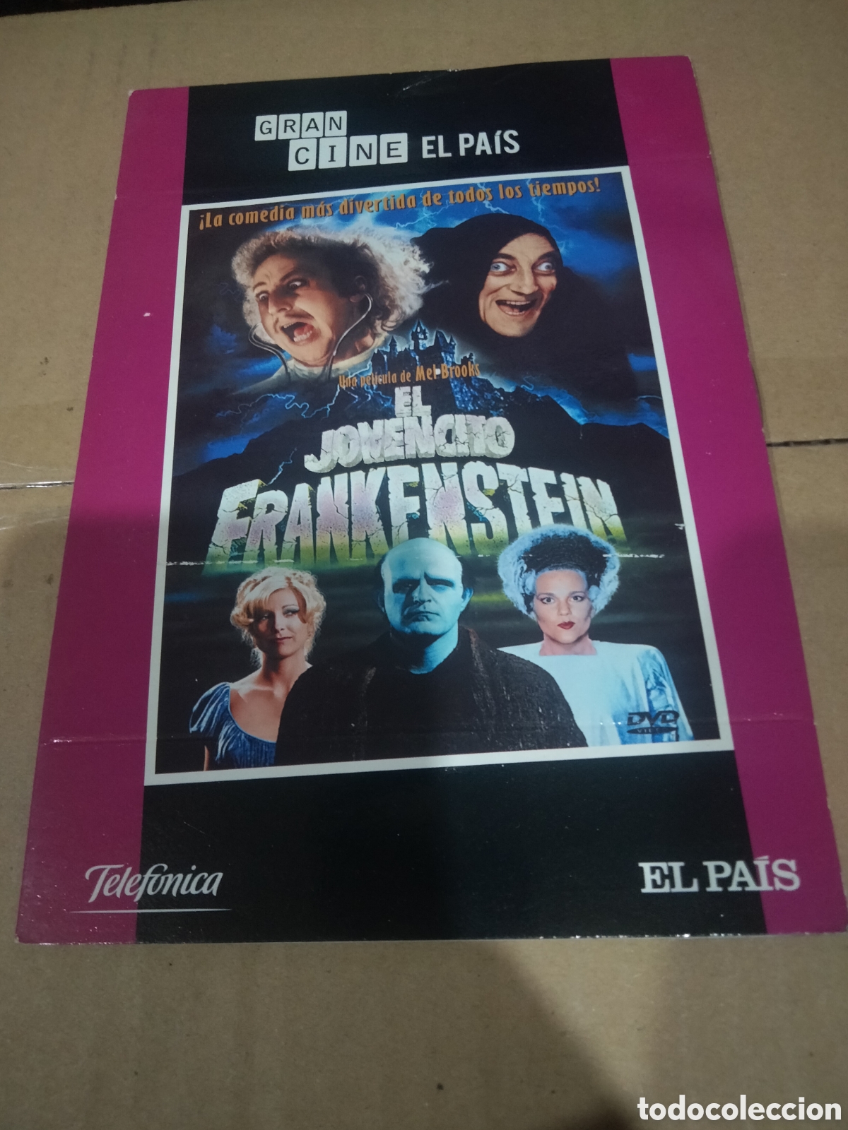 Cine: El jovencito Frankenstein dvd (cart&oacute;n)