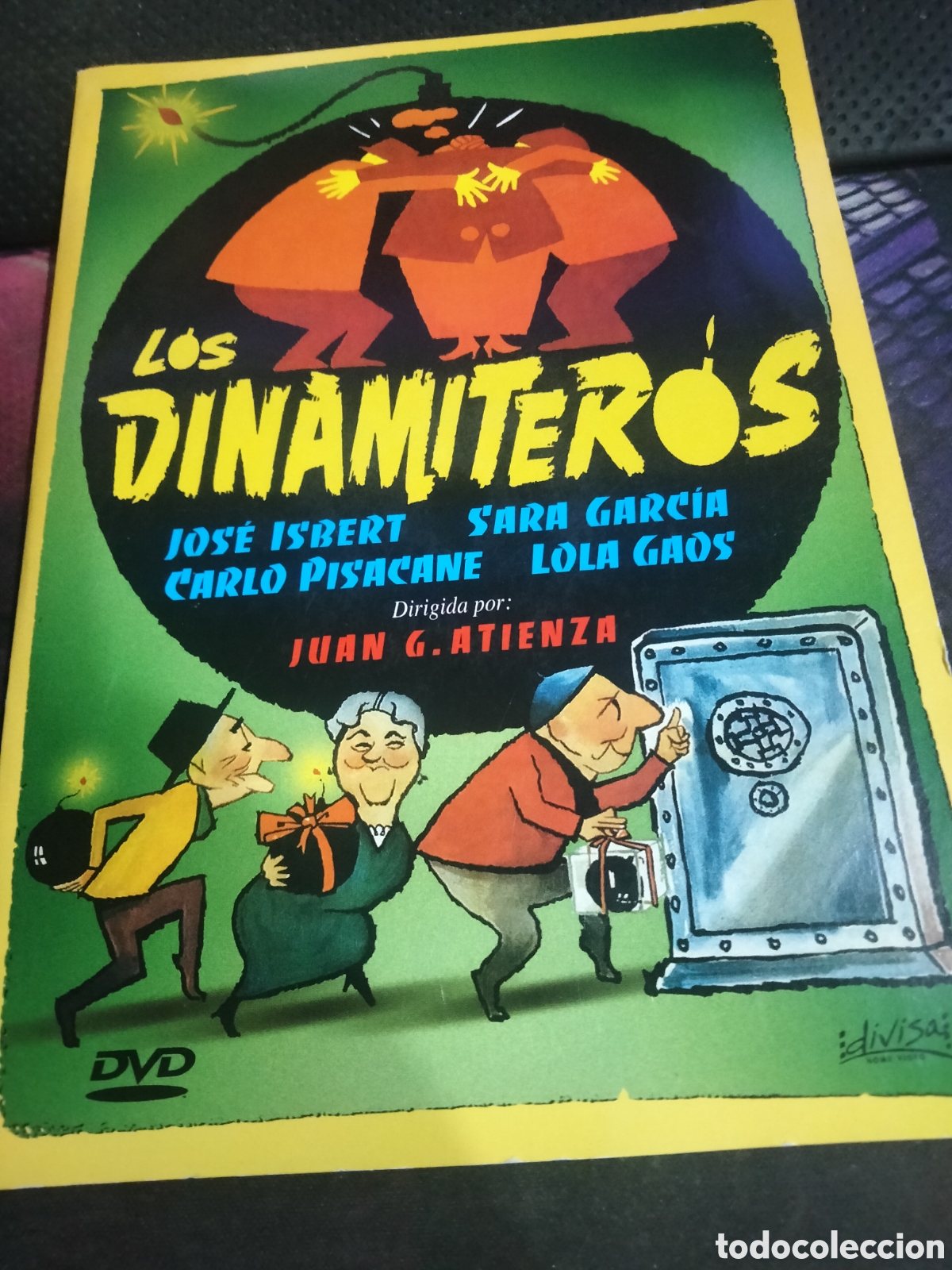 Cine: Los dinamiteros dvd (cart&oacute;n)