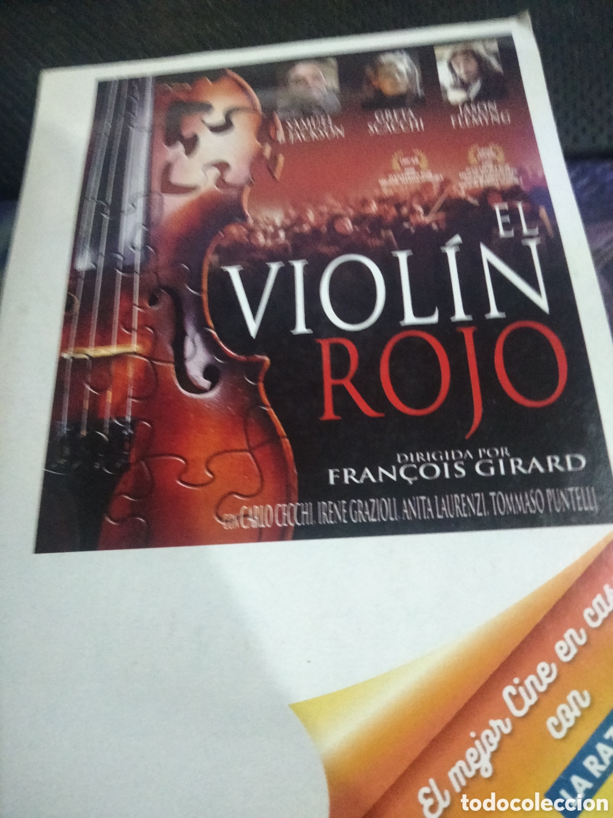 Cine: El viol&iacute;n rojo dvd (cart&oacute;n)