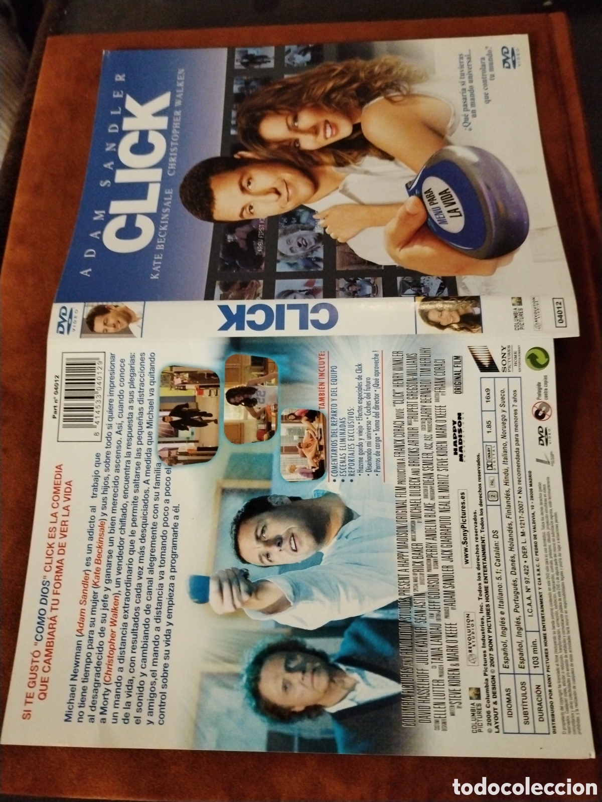 Cine: Click. Caratula original - Foto 1