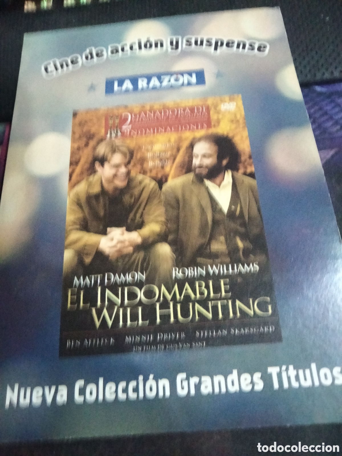 Cine: El indomable Will hunting dvd (cart&oacute;n)