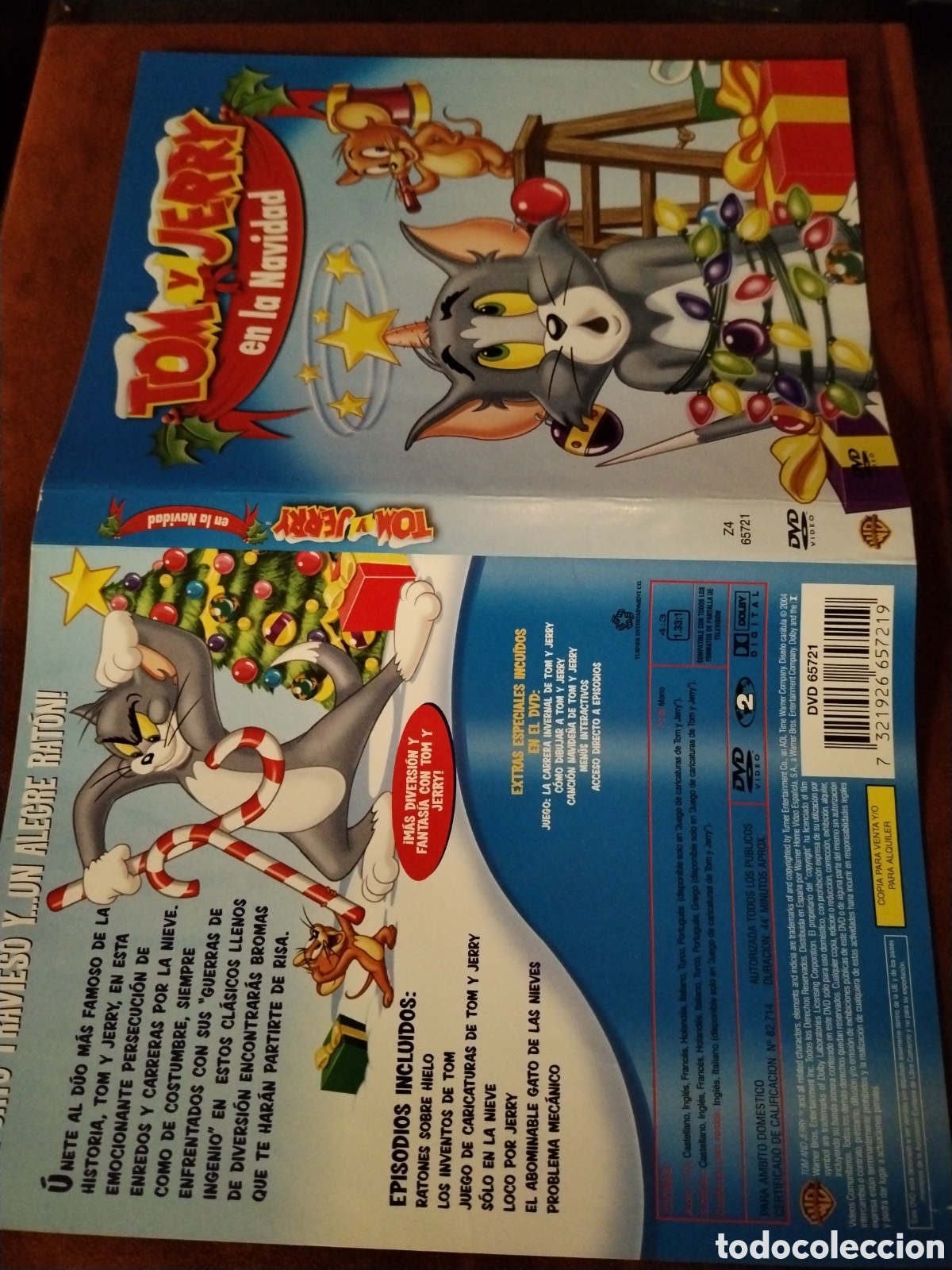 Cine: Tom y Jerry en la Navidad. Caratula original