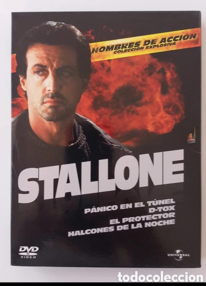 Cine: Stallone Colecci&oacute;n Hombres de Acci&oacute;n P&aacute;nico en el t&uacute;nel, de-tox, el protector y halcones de la noche