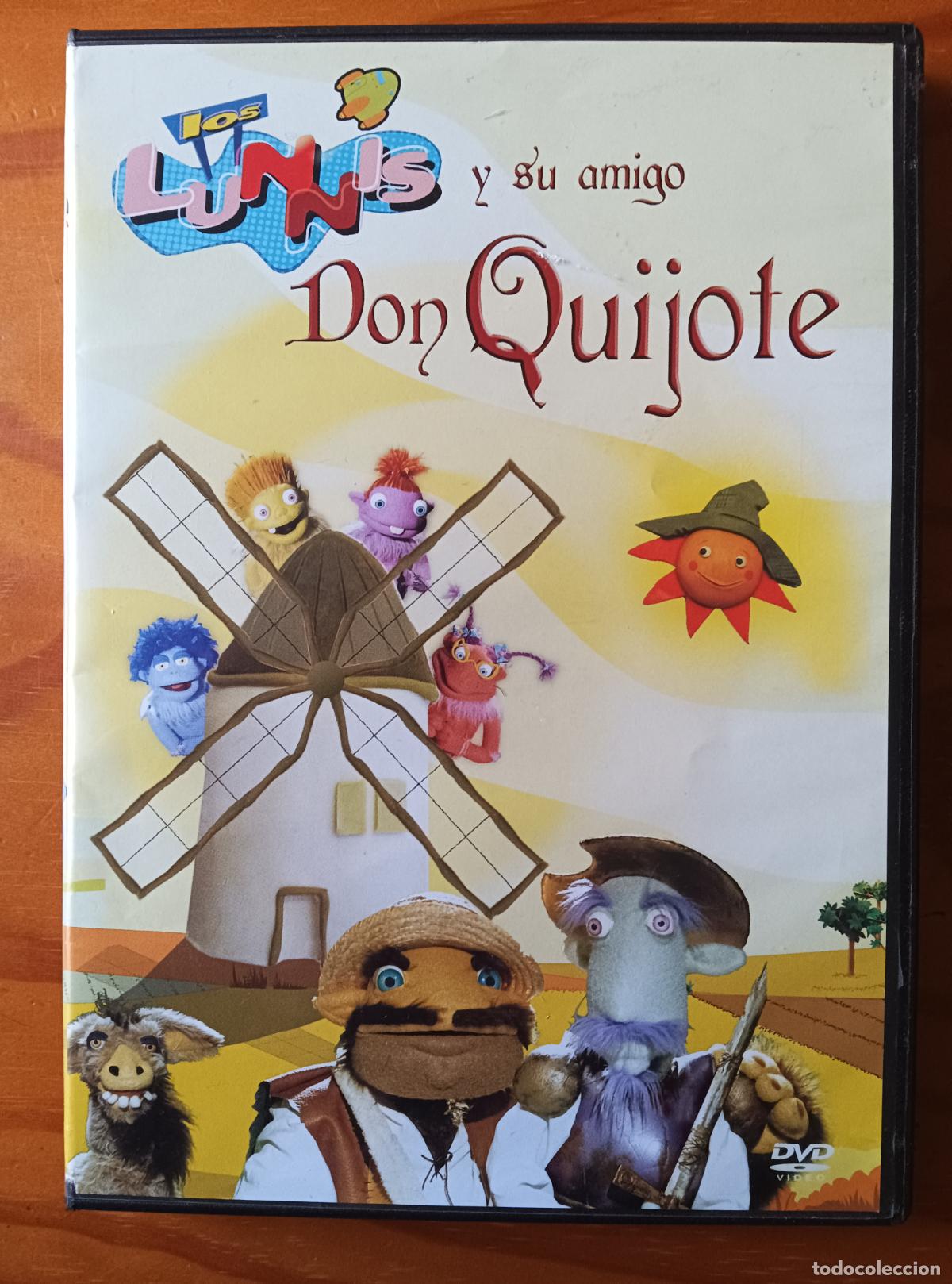 Cine: LOS LUNNIS Y SU AMIGO DON QUIJOTE DE LA MANCHA. PELICULA RTVE. DVD ANIMACION