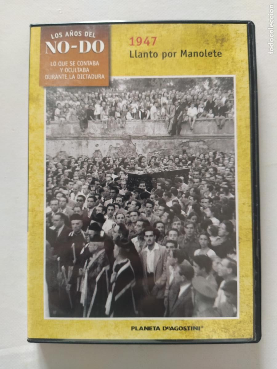 Cine: DVD LOS A&Ntilde;OS DEL NO-DO - 1947 - LLANTO POR MANOLETE (179)