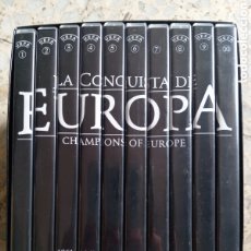 Cine: 10 DVD PACK LA CONQUISTA DE EUROPA CHAMPIONS 1956 2002 REAL MADRID