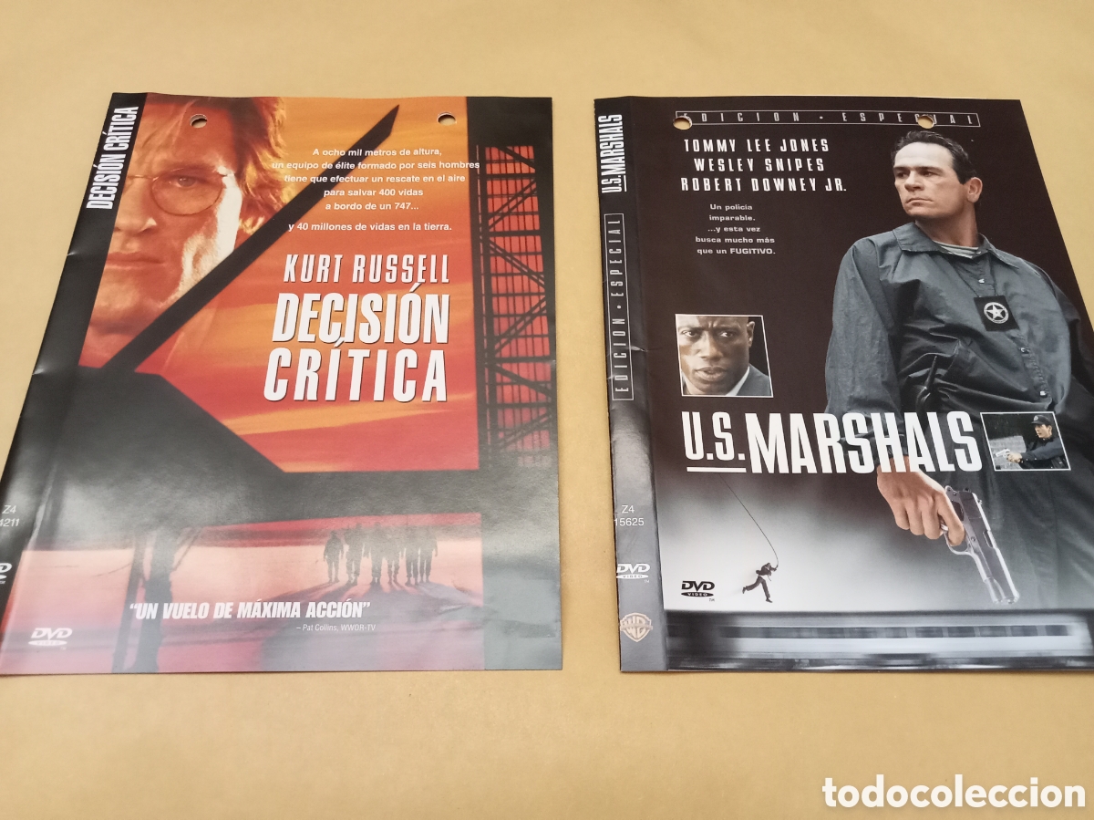 Cin&eacute;ma: 2 DVDs Stuart Baird. Decisi&oacute;n cr&iacute;tica + U.S.Marshall.