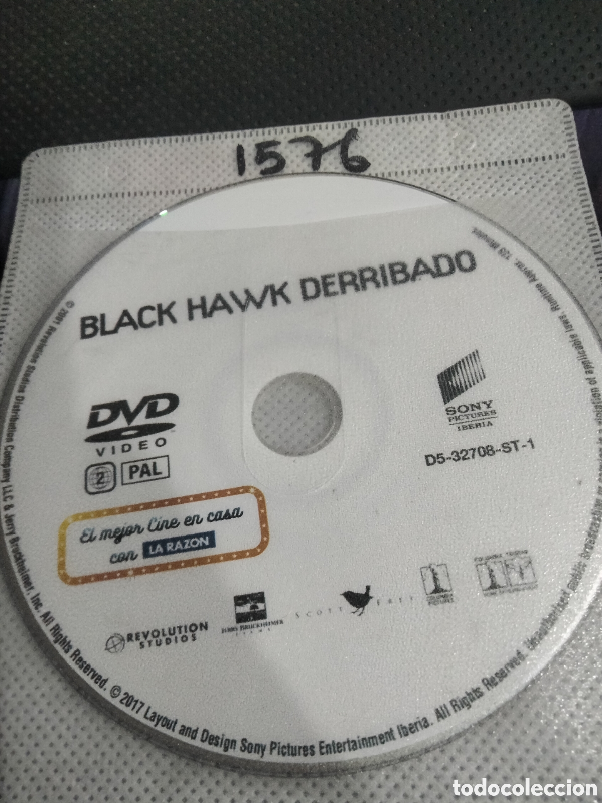 Cinema: Black hawk derribado dvd (disco solo) -1576