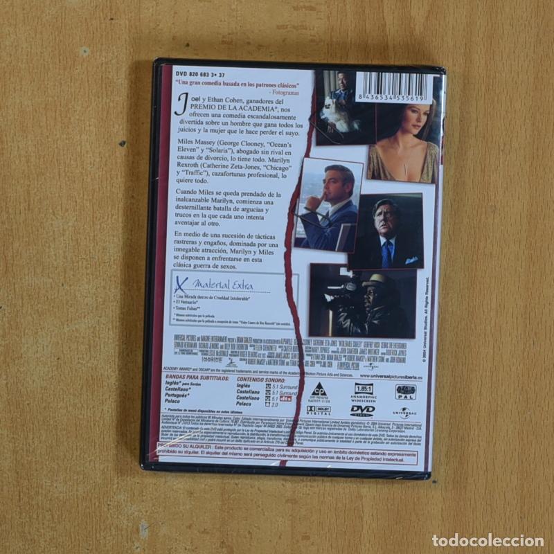 Cine: CRUELDAD INTOLERABLE - DVD - Foto 2