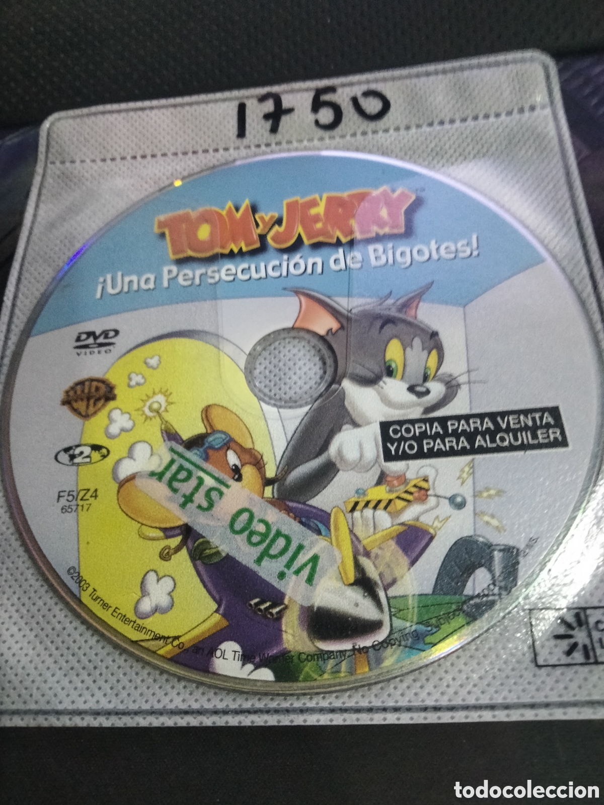 Cine: Tom y Jerry una persecuci&oacute;n de bigotes dvd (disco solo ) -1750