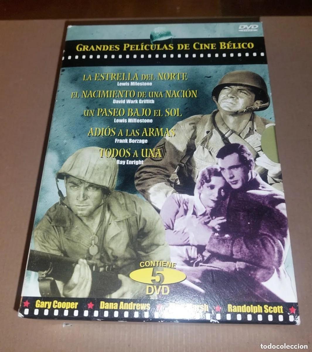 Cinema: 5 DVD PEL&Iacute;CULAS DE GUERRA. CINE B&Eacute;LICO