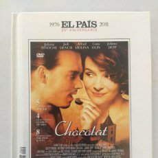 Cine: DVD + LIBRETO CHOCOLAT - JOHNNY DEPP - EL PAIS 35º ANIVERSARIO (232)