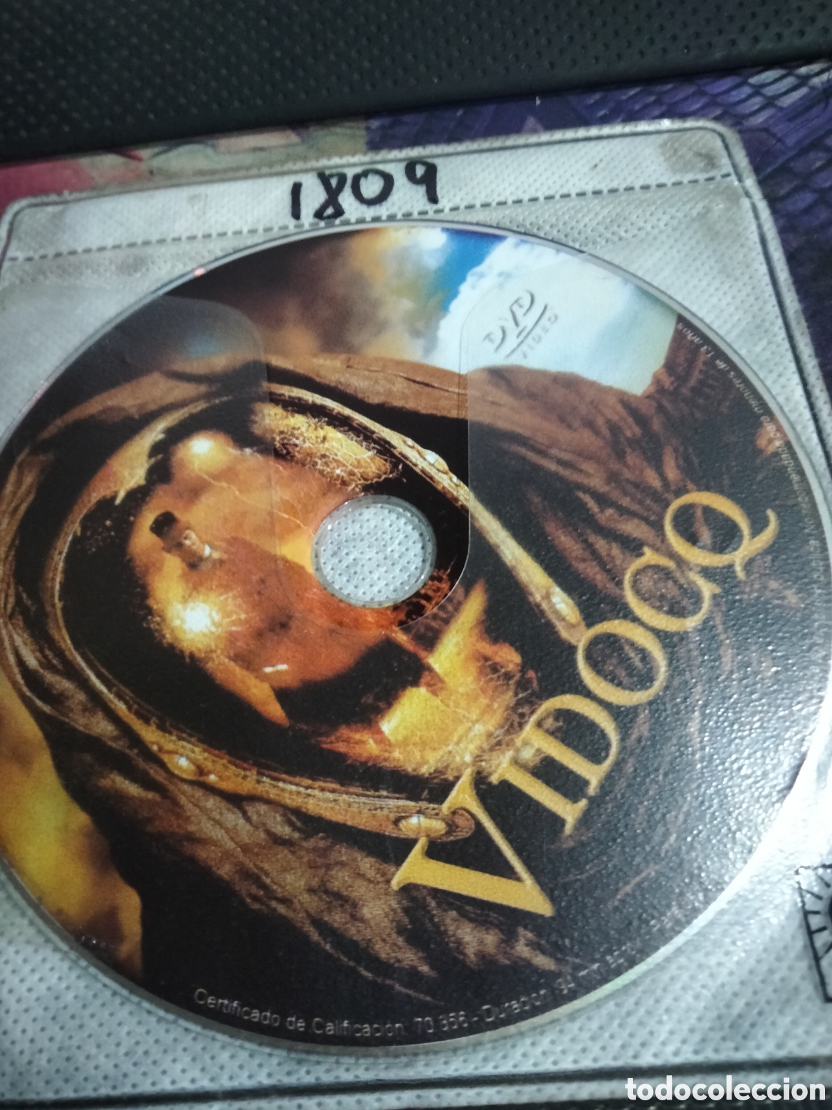 Cine: Vidocq dvd (disco solo) -1809