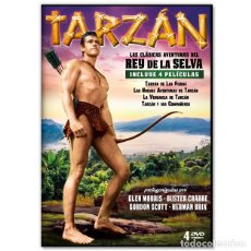 Cine: TARZAN REY DE LA SELVA 4 PELÍCULAS DVD