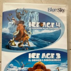 Cine: ICE AGE 3 EL ORIGEN DE LOS DINOSAURIOS/ICE AGE 4 LA FORMACIÓN DE LOS CONTINENTES ICE AGE DVD