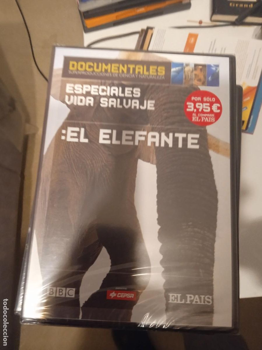 Cinema: MM-DVD DVD NUEVO PRECINTADO ESPECIALES VIDA SALVAJE EL ELEFANTE