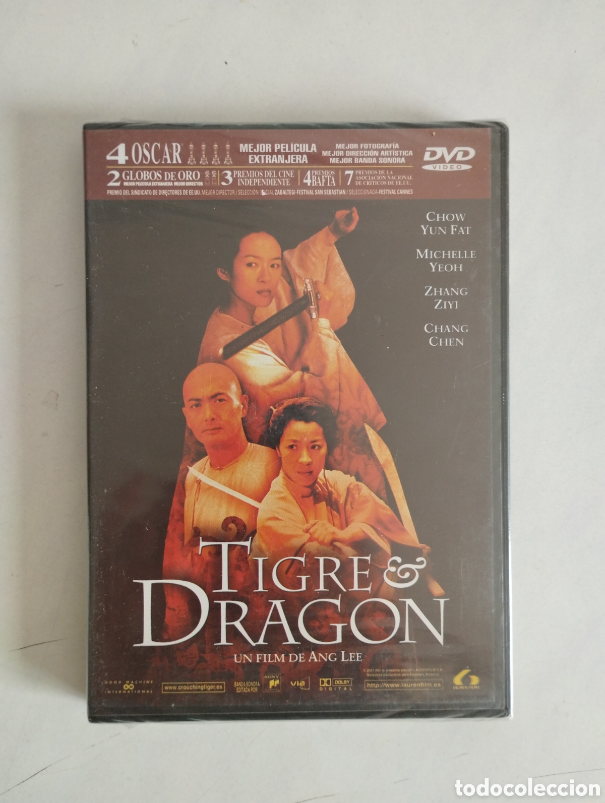 Cine: PEL&Iacute;CULA DVD TIGRE Y DRAG&Oacute;N SIN ABRIR PRECINTADA