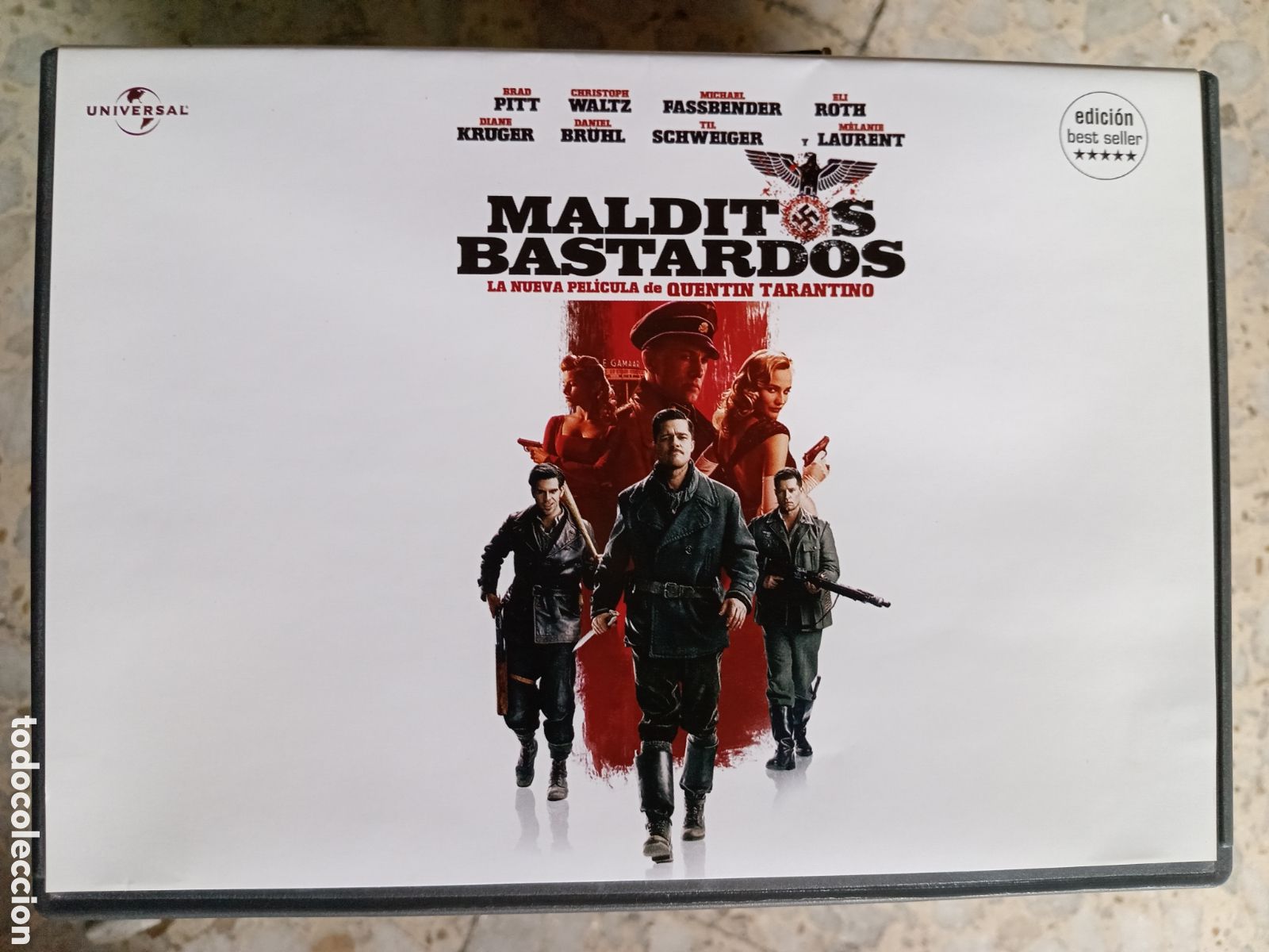 Cinema: DVD MALDITOS BASTARDOS BRAD PITT APAISADO