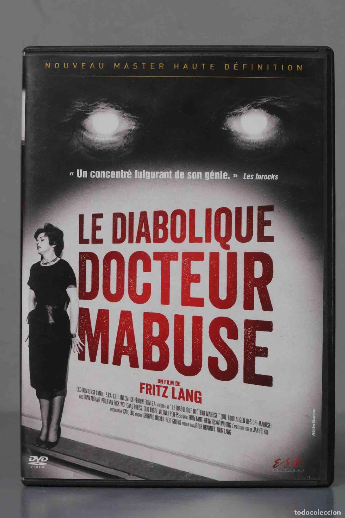 Cinema: DVD. Le diabolique docteur mabuse. LANG