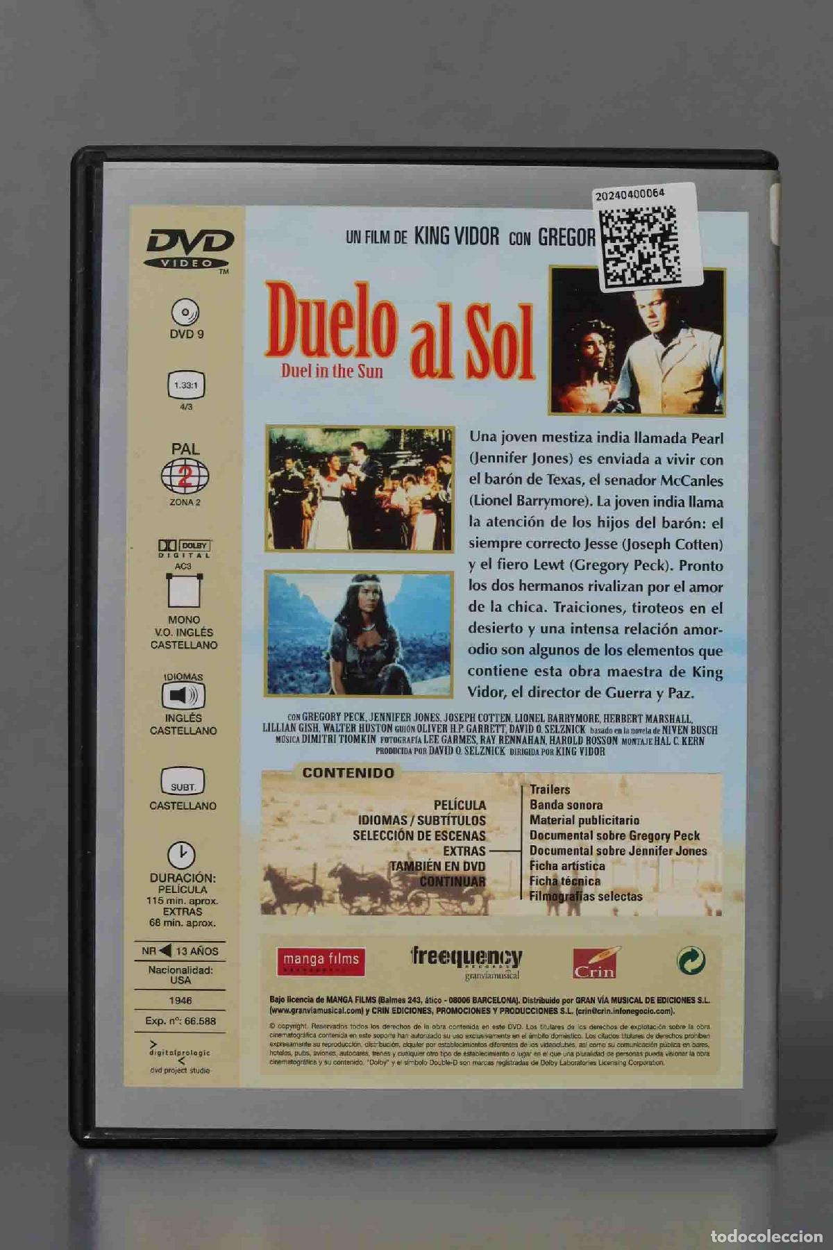 Cine: DVD. DUELO AL SOL - Foto 2