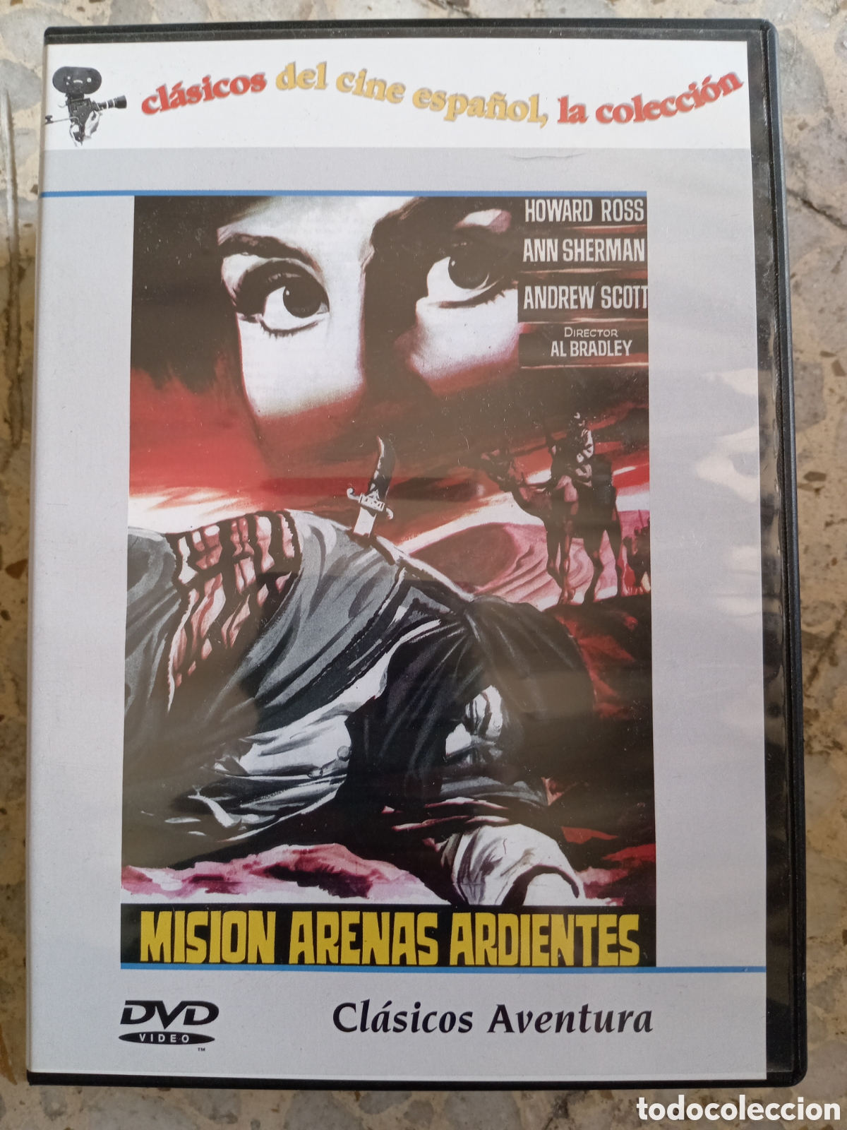 Cine: DVD MISION ARENAS ARDIENTES HODWARD ROSS