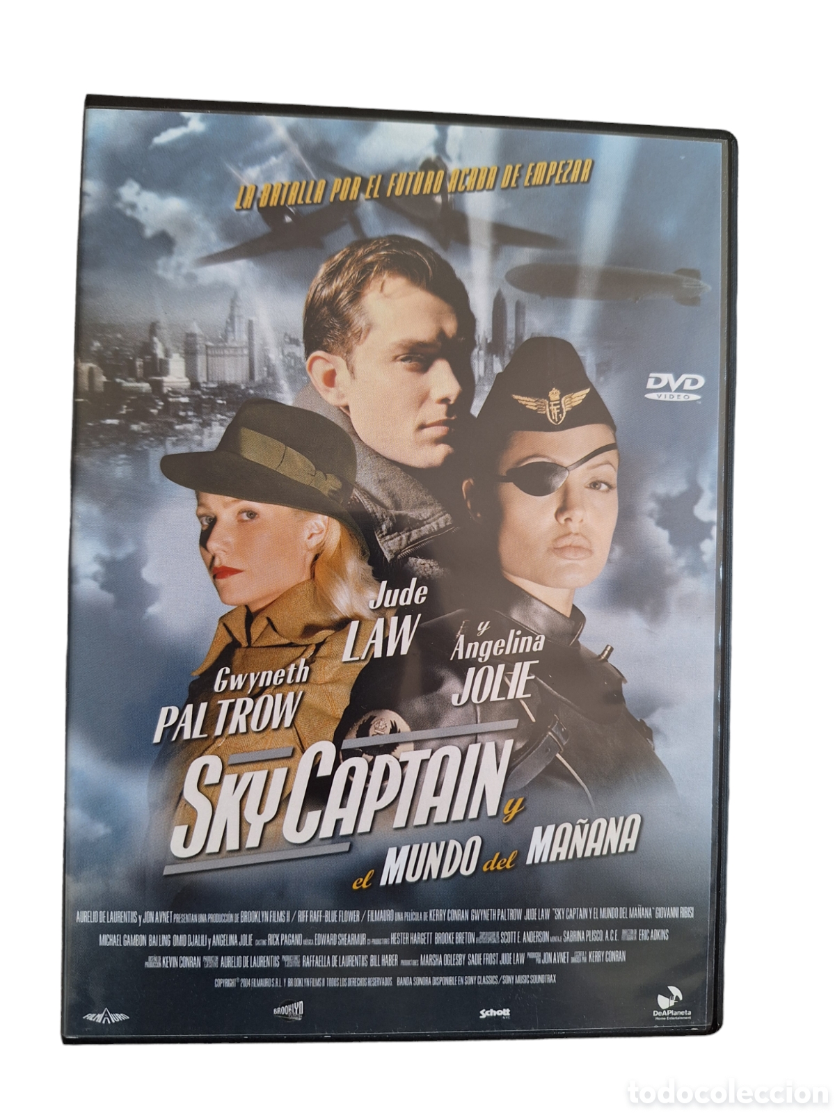 Cinema: CND65 sky captain y el mundo del ma&ntilde;ana DVD COMO NUEVO