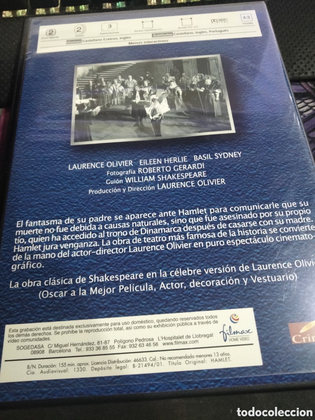 Cine: Hamlet dvd --------26 - Foto 2
