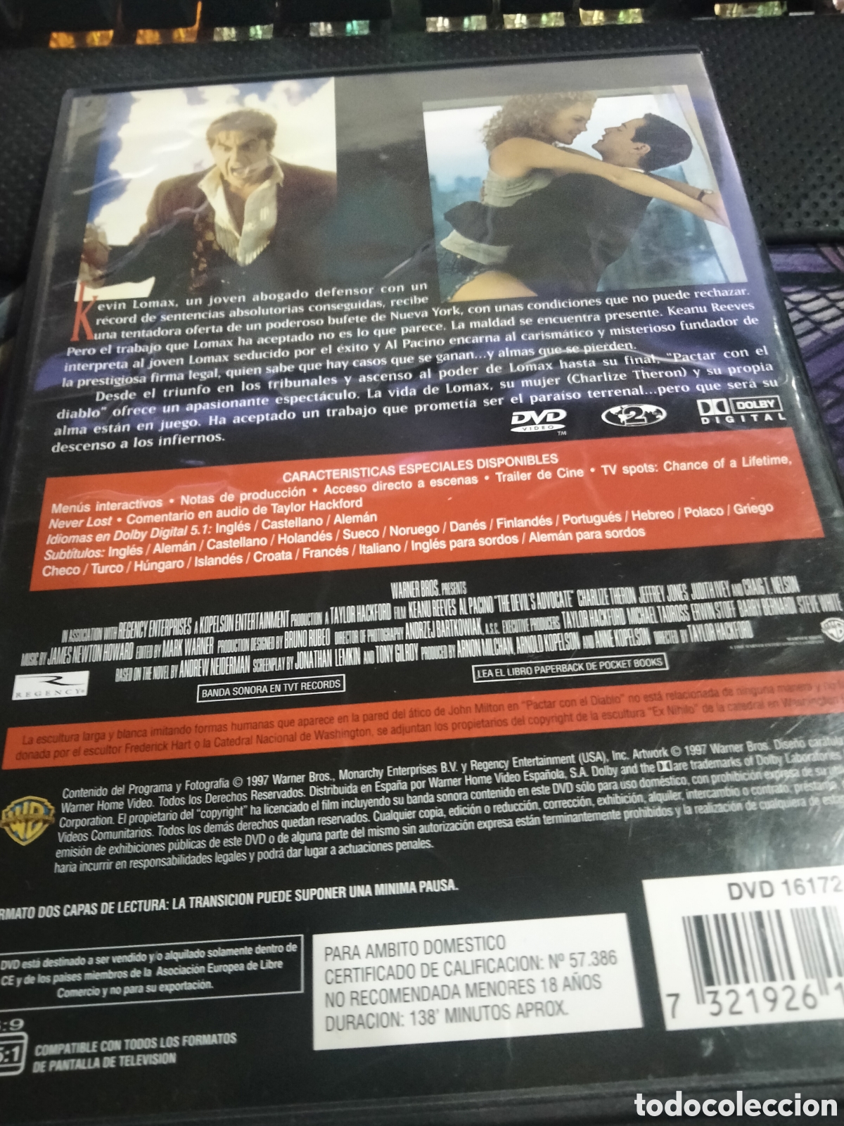 Cine: Pactar con el diablo dvd -26 - Foto 2