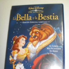 Cine: DVD LA BELLA Y LA BESTIA. WALT DISNEY 88 MIN. CON INSERTO (SEMINUEVA)