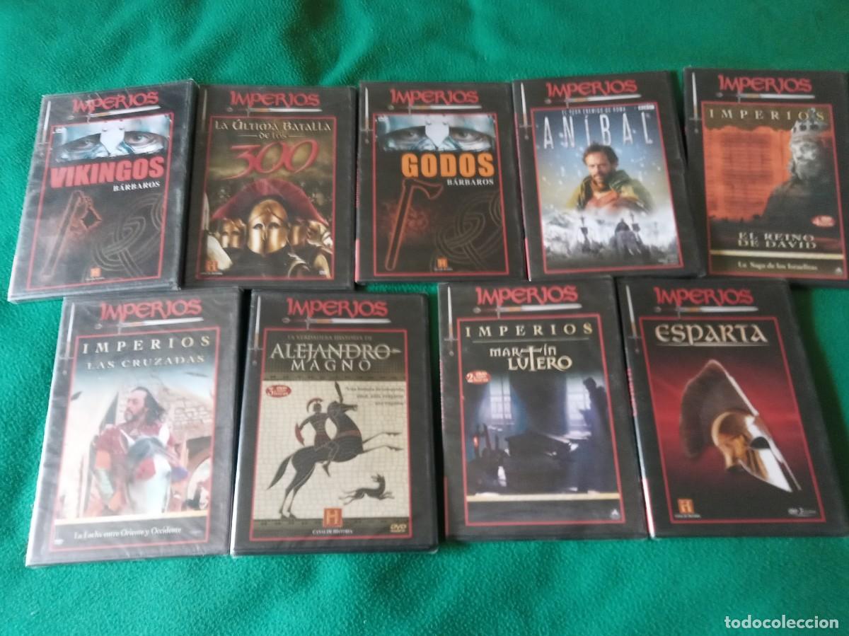 Cinema: LOTE DE 9 DVD HISTORIA NUEVOS PRECINTADOS