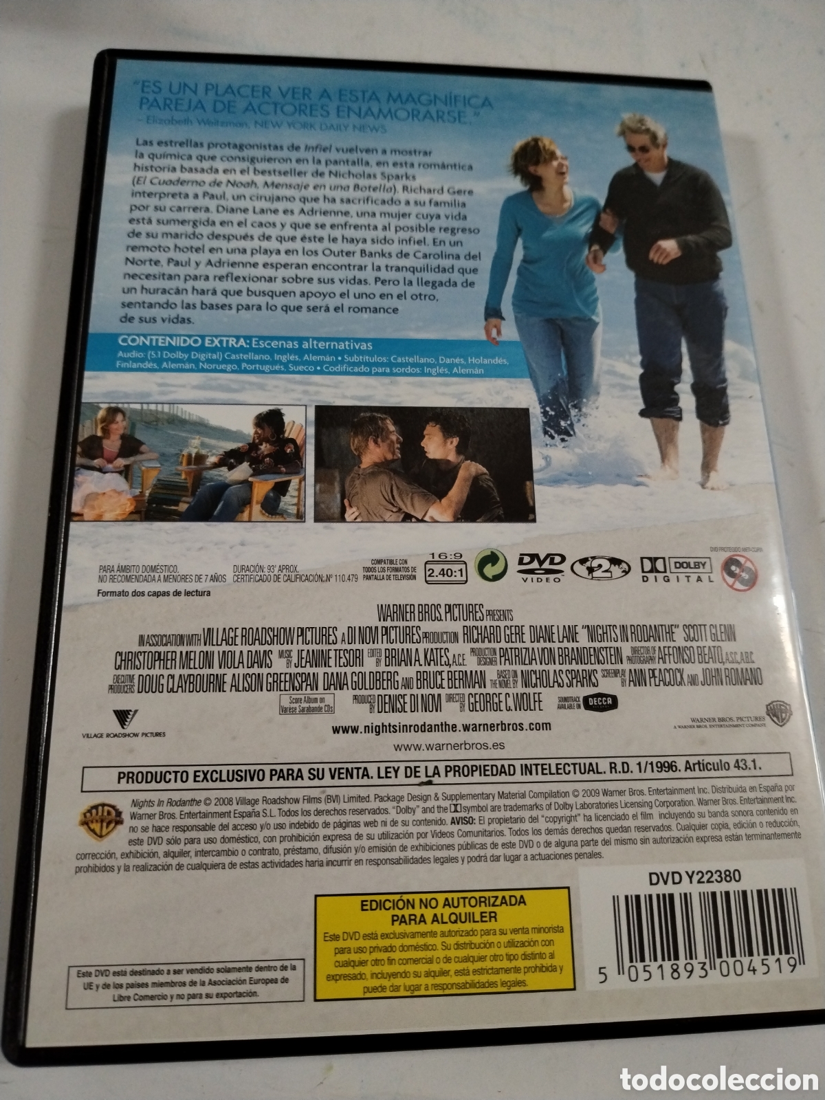 Cine: NOCHES DE TORMENTA. DVD. - Foto 2