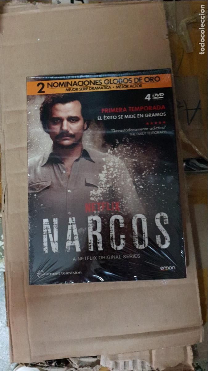 Cinema: NARCOS Temporada 1 Completas 4 DVD Nueva PRECINTADA