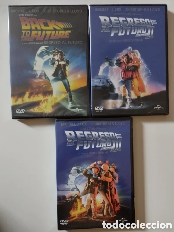 Cine: Regreso al futuro trilog&iacute;a DVD Regreso al futuro 1,2 y 3 regreso al futuro pel&iacute;culas
