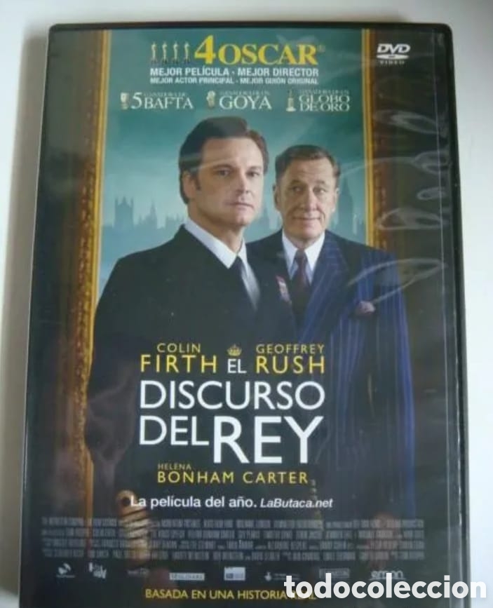 Cinema: El discurso del Rey DVD El discurso del rey pel&iacute;cula