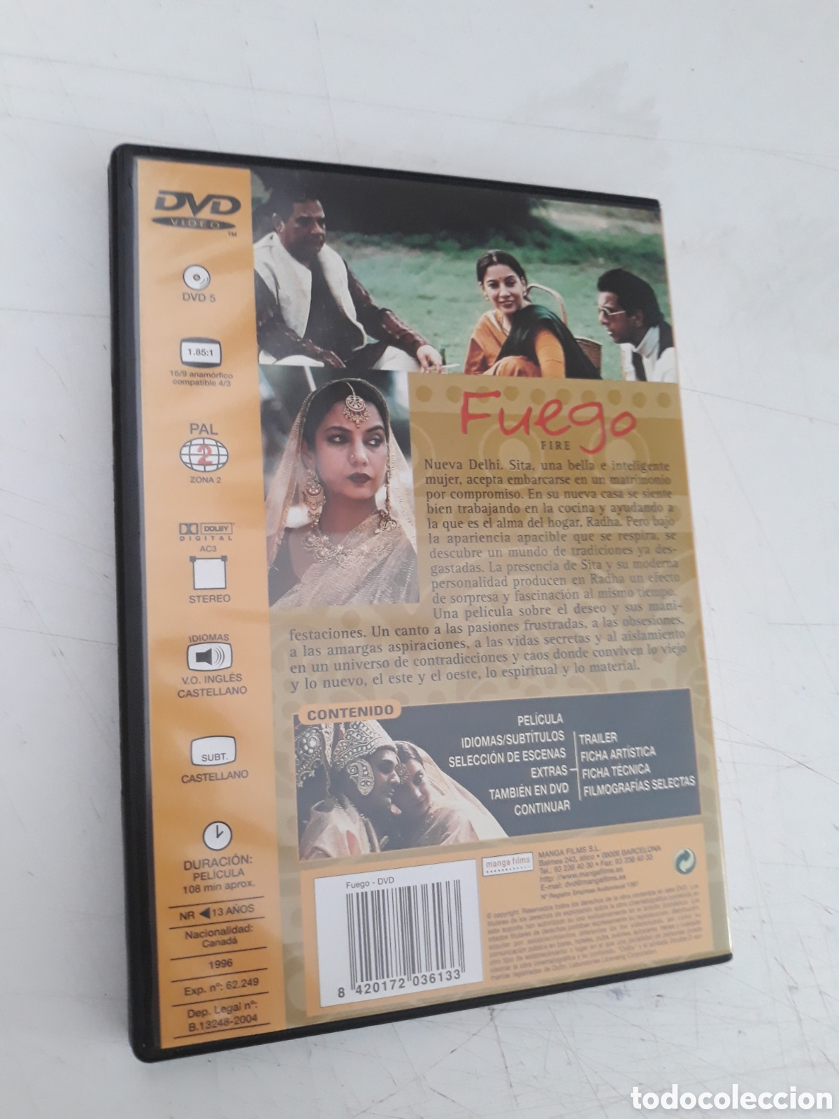 Cine: FUEGO - DEEPA METHA - DVD - Foto 2