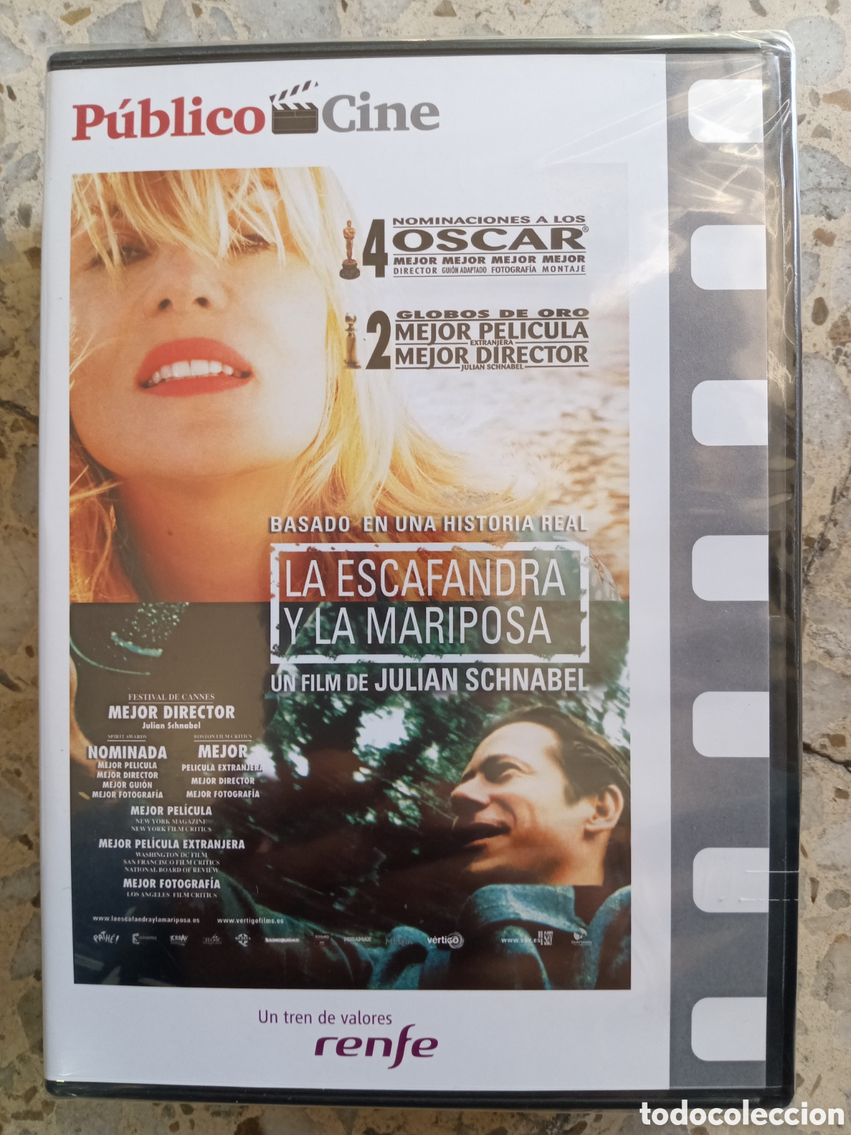Cine: DVD LA ESCAFANDRA Y LA MARIPOSA SCHNABEL SLIM NUEVO PRECINTADO