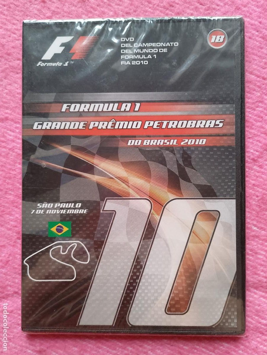 Cine: DVD F&Oacute;RMULA 1 Grande Pr&ecirc;mio Petrobras do Brasil 2010 - NUEVO & PRECINTADO !!!