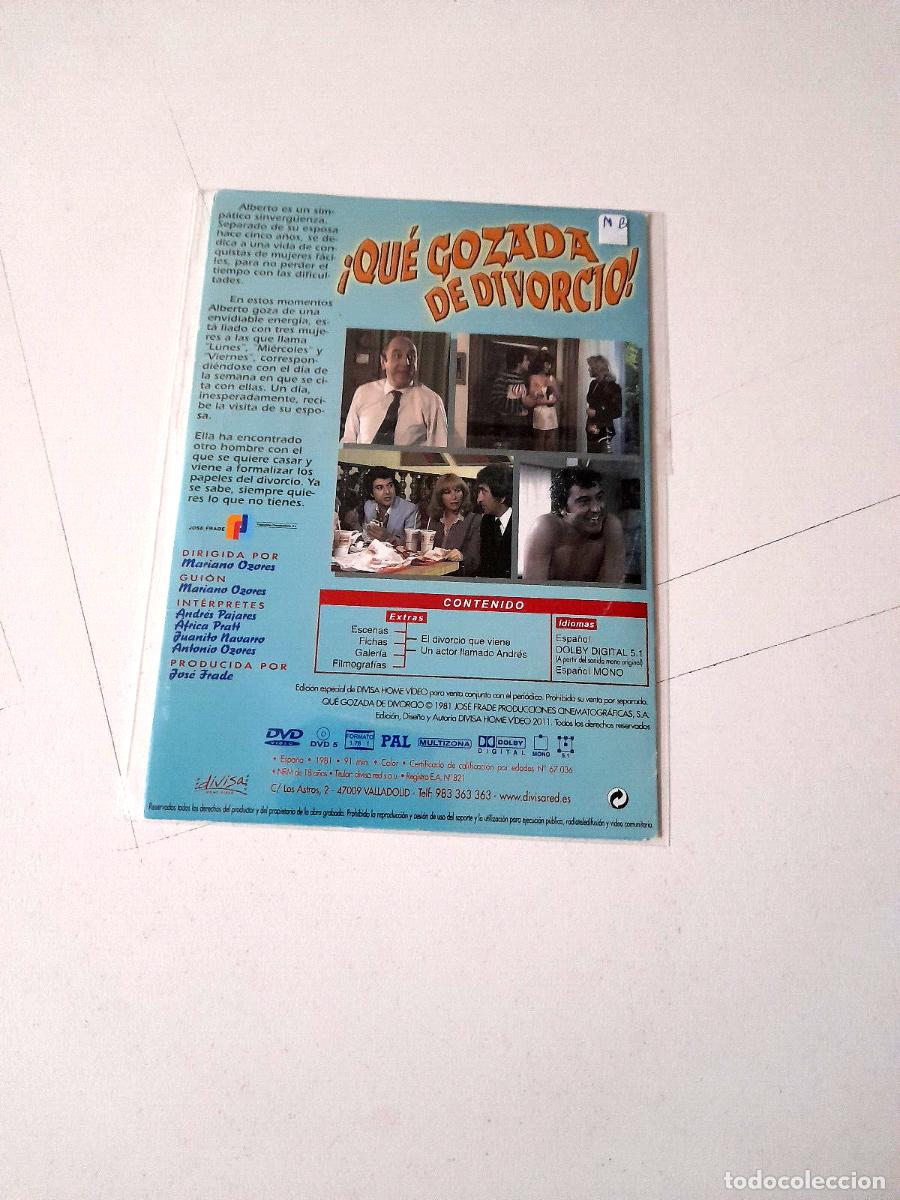 dvd ”¡ que gozada de divorcio !” caja carton fi - Compra venta en  todocoleccion