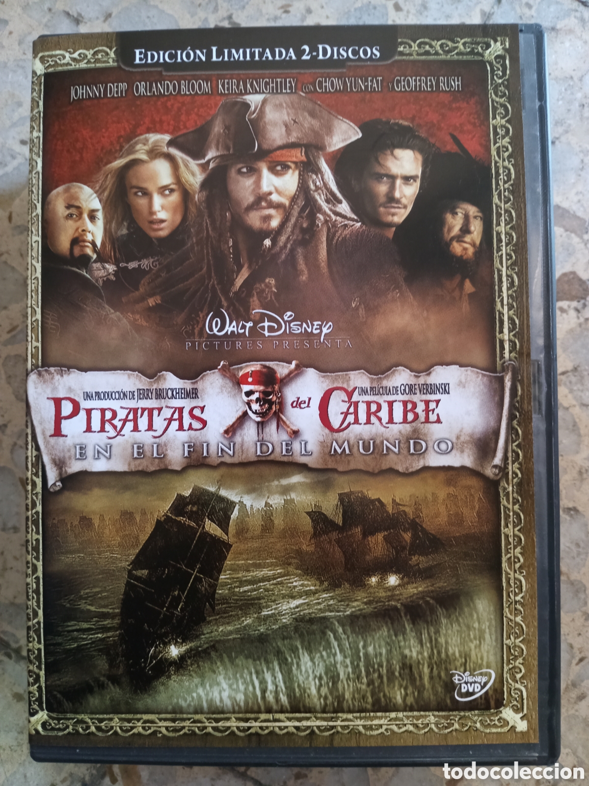 Cine: DVD PIRATAS DEL CARIBE EN EL FIN DEL MUNDO EDICION 2 DVD
