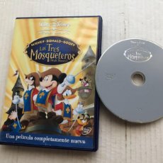 Cine: LOS TRES MOSQUETEROS WALT DISNEY MICKEY DONALD GOOFY - PELICULA DVD KREATEN