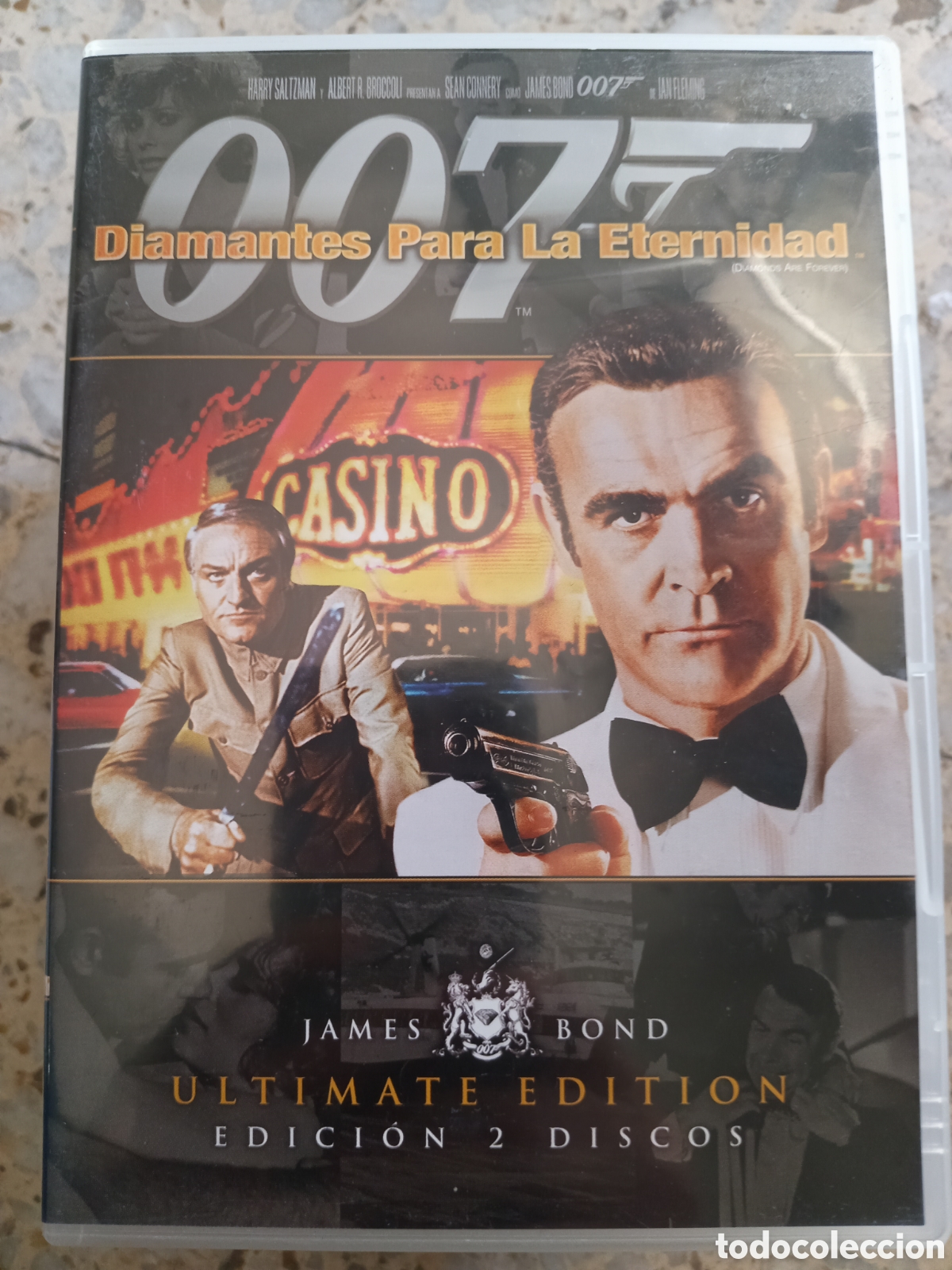 Cine: DVD 007 DIAMANTES PARA LA ETERNIDAD JAMES BOND SEAN CONNERY EDICION 2 DVD
