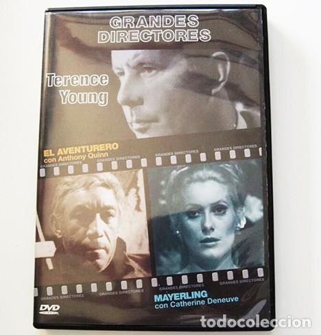 Cine: DVD PEL&Iacute;CULAS DE TERENCE YOUNG EL AVENTURERO MAYERLING ANTHONY QUINN DENEUVE OMAR SHARIF GARDNER GD